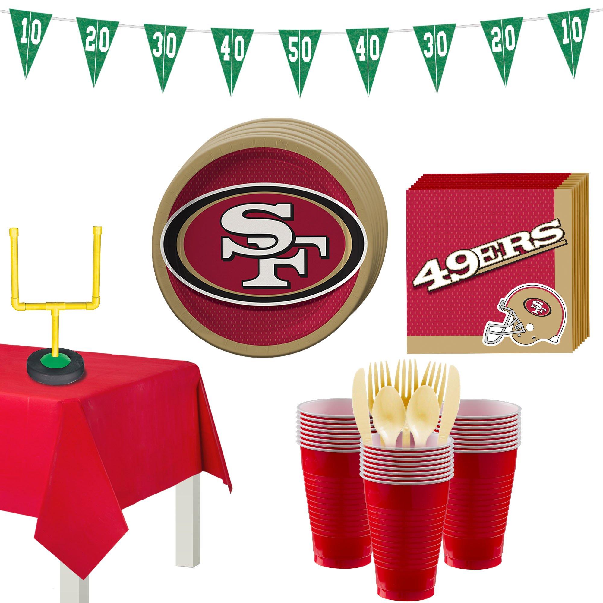 San Francisco 49ers Party Supplies Pack